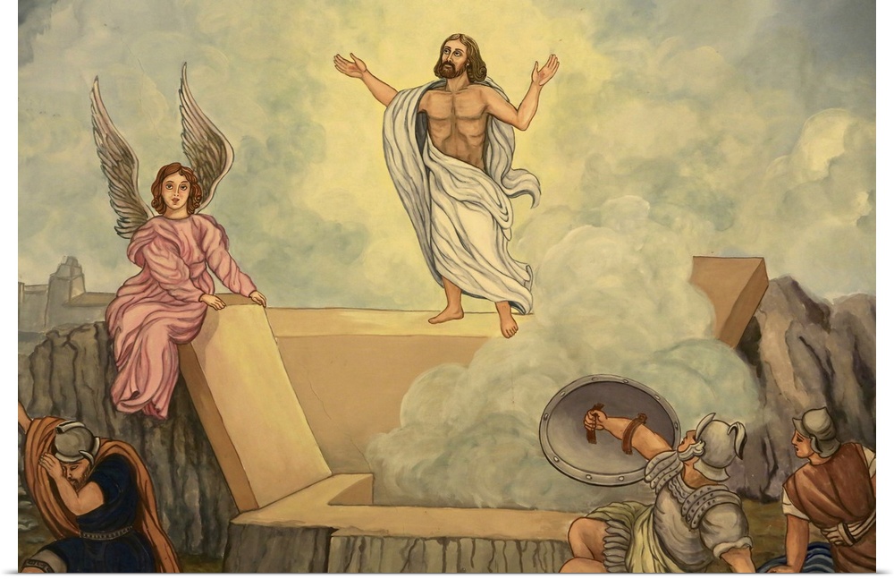 Resurrection of Christ, Domancy, Rhone Alpes, France, Europe.