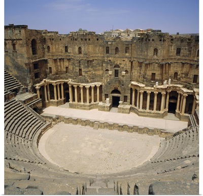 Roman Amphitheatre, 2nd century AD, Bosra, Syria, Middle East
