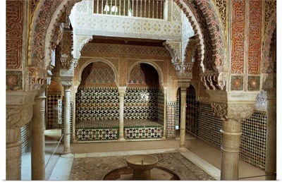 Royal baths, Alhambra, UNESCO World Heritage Site, Granada, Andalucia, Spain, Europe