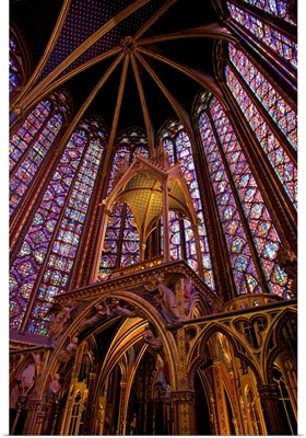 Sainte-Chapelle interior, Paris, France, Europe