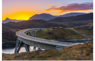 Scotland, Highland, Sutherland, Loch A' Chairn Bhain, Kylesku, Kylesku Bridge