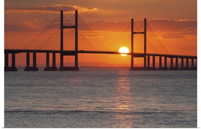 Second Severn Crossing Bridge Over The River Severn, Southeast Wales, Wales