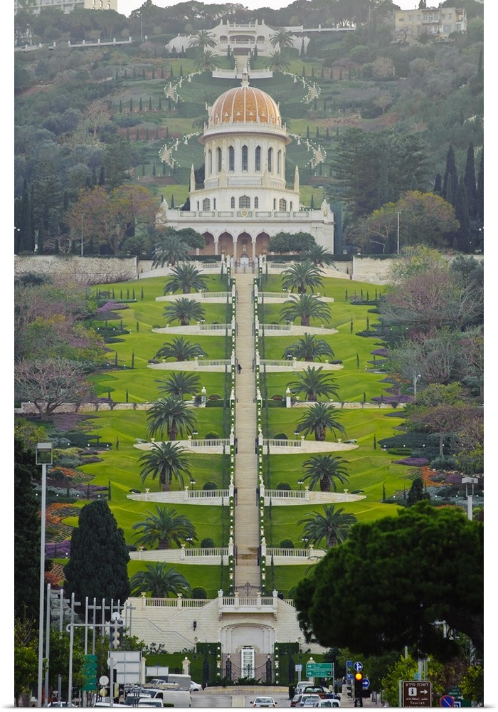Shrine of the Bab, Bahai Gardens, Haifa, Israel, Middl eEast