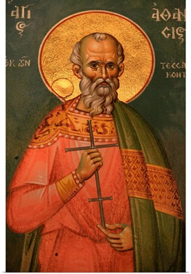 St. Athanasos, Greek Orthodox icon, Thessaloniki, Macedonia, Greece