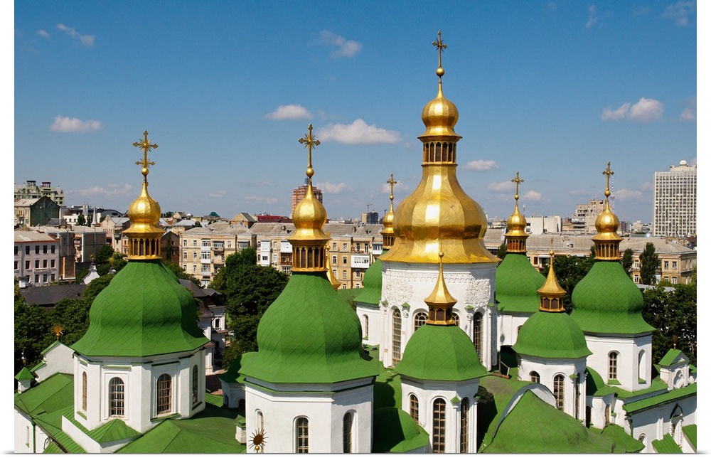 St. Sophia's Cathedral. UNESCO World Heritage Site, Kiev, Ukraine, Europe.