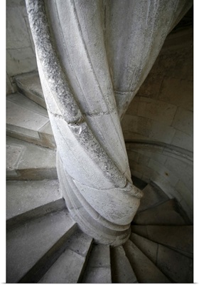 Staircase in St. Gatien Cathedral, Tours, Indre-et-Loire, France