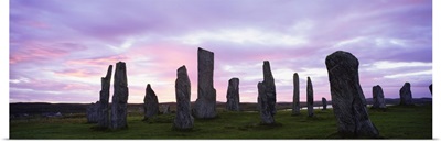Standing stones of Callanish, Isle of Lewis, Outer Hebrides, Scotland