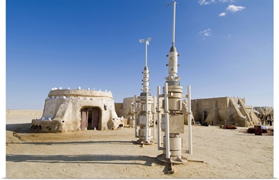 Star Wars set, Chott el Gharsa, Tunisia, North Africa, Africa