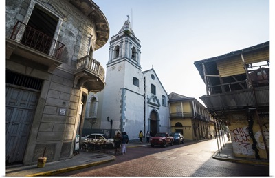 Street scene, Casco Viejo, Panama City, Panama