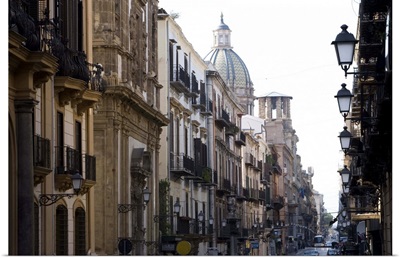 Street scene, Palermo, Sicily, Italy, Europe