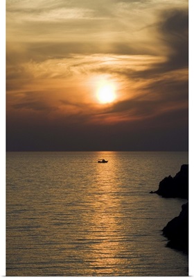 Sunset, Assos, Kefalonia (Cephalonia), Ionian Islands, Greece
