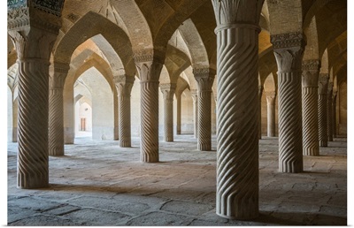 The 48 carved column prayer hall, Masjed-e VakilShiraz, Iran