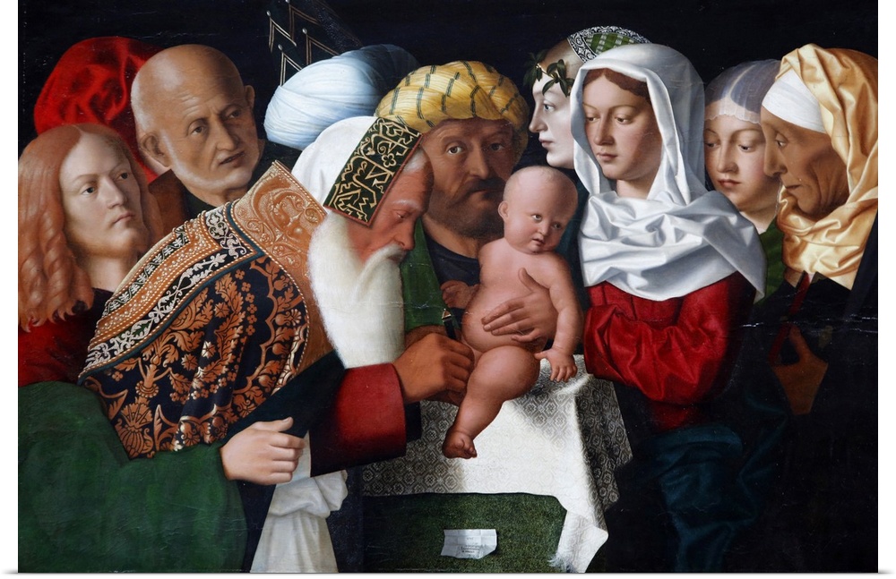 The Circumcision by Bartolomeo Veneto, painted 1506, Pais, France, Europe.