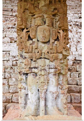 The Great Plaza, Estela N, Copan Ruins, Honduras