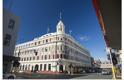 The historic Allied Press Building on the corner of Cumberland Street and Stuart Street