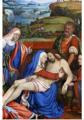 The Lamentation Over The Christ's Death, Painted In 1465, Paris, France, Europe