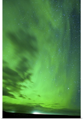 The Northern Lights, Jokulsarlon, South Iceland, Polar Regions