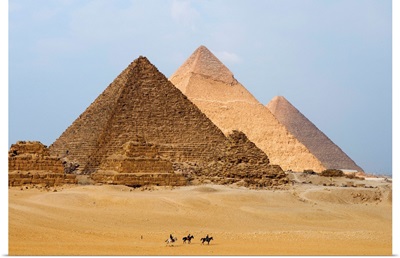 The Pyramids of Giza, Giza, near Cairo, Egypt, North Africa, Africa