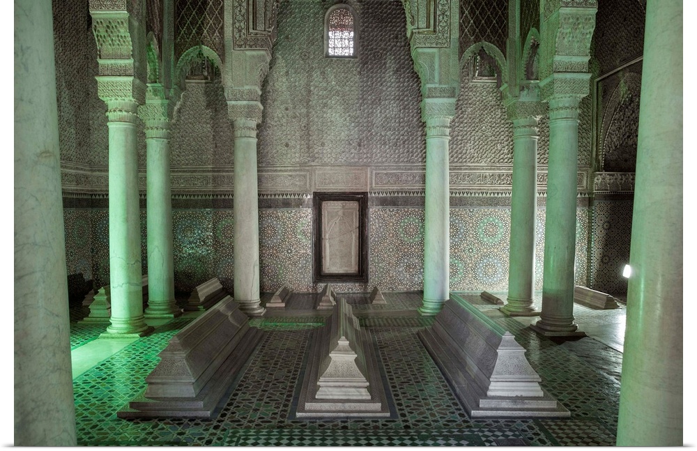 The Saadian Tombs, Marrakech, Morocco, North Africa, Africa .