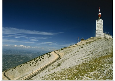 The summit of Mont Ventoux in Vaucluse, Provence, France