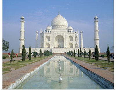 The Taj Mahal, Agra, Uttar Pradesh State, India