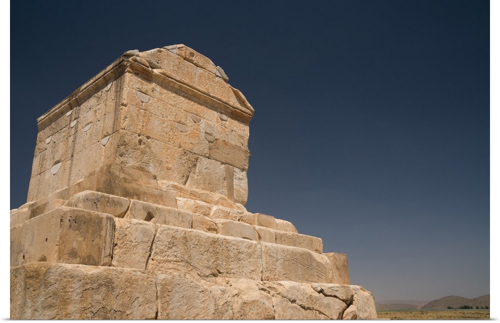 Tomb of Cyrus the Great, 576-530 BC, Pasargadae, UNESCO World Heritage Site, Iran, Middle East