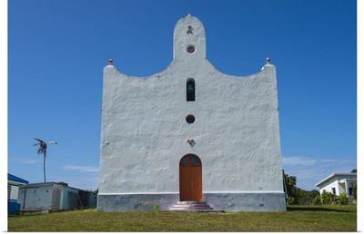 Unusal Christian church, Ouvea, Loyalty Islands, New Caledonia