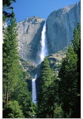 Upper and Lower Yosemite Falls, California