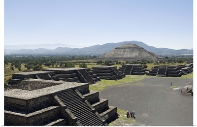 View from Pyramid of the Moon Teotihuacan, Mexico