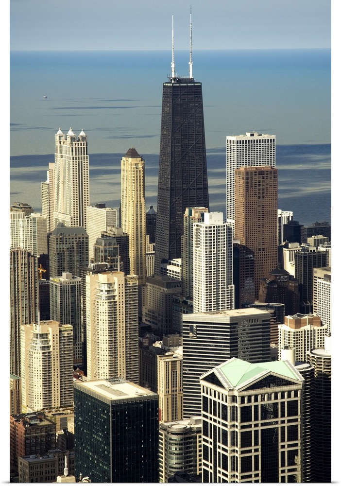 View of Chicago from the Sears Tower Sky Deck, Chicago, Illinois