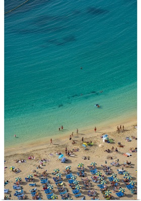 View Of Playa De Amadores Beach, Canary Islands, Spain