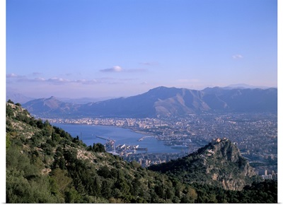 View over Palermo, island of Sicily, Italy, Mediterranean