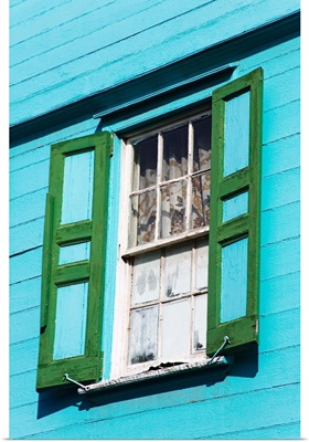 Window shutters, St. Johns City, Antigua Island, Antigua and Barbuda