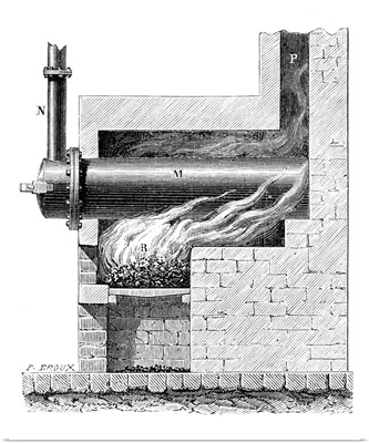 19th Century furnace for gas lighting