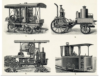 Early petrol locomotives