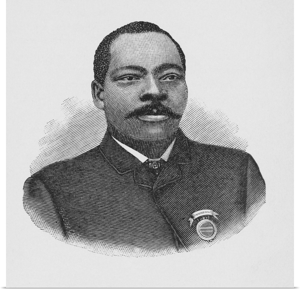 Granville T. Woods (1856-1910), US inventor. Woods is celebrated as the 'Black Edison', a reference to his many inventions...
