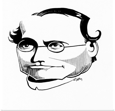 Gregor Mendel, caricature