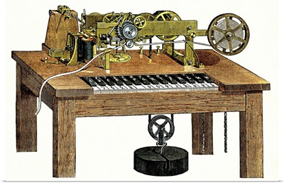 Hughes' printing telegraph