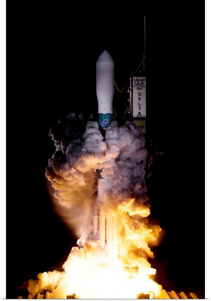 Kepler Mission rocket launch. Delta II 7925 rocket taking off to launch NASA's Kepler Mission. This mission is designed to...