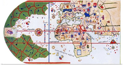 Mappa Mundi by La Cosa in 1500