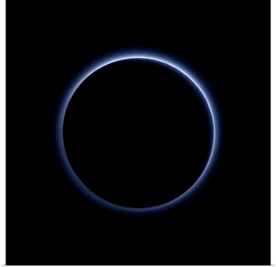 Pluto's Blue Sky, New Horizons Image