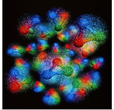 Quark structure of silicon atom nucleus