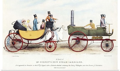 Steam-powered coach, 1829