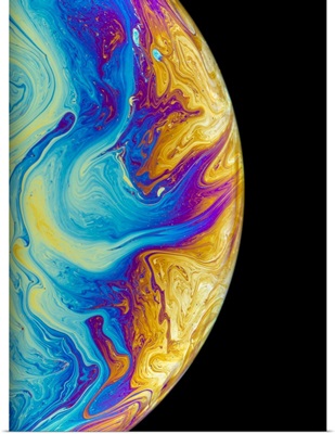 Surface Colours Of A Soap Bubble
