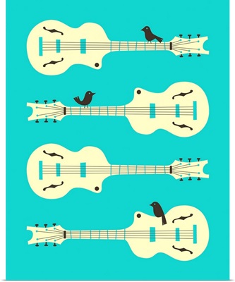 Birds On Guitar Strings