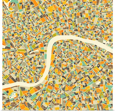 London Aerial Street Map