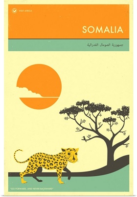 Minimalist Travel Poster - Somalia, Africa