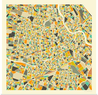 Vienna Aerial Street Map