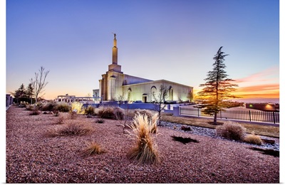 Albuquerque New Mexico Temple, Sunrise, from the Front, Albuquerque, New Mexico