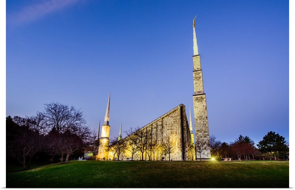 The Chicago Illinois Temple in Glenview was dedicated by Gordon B. Hinckley in August 1985. It sits on 13 acres of land an...